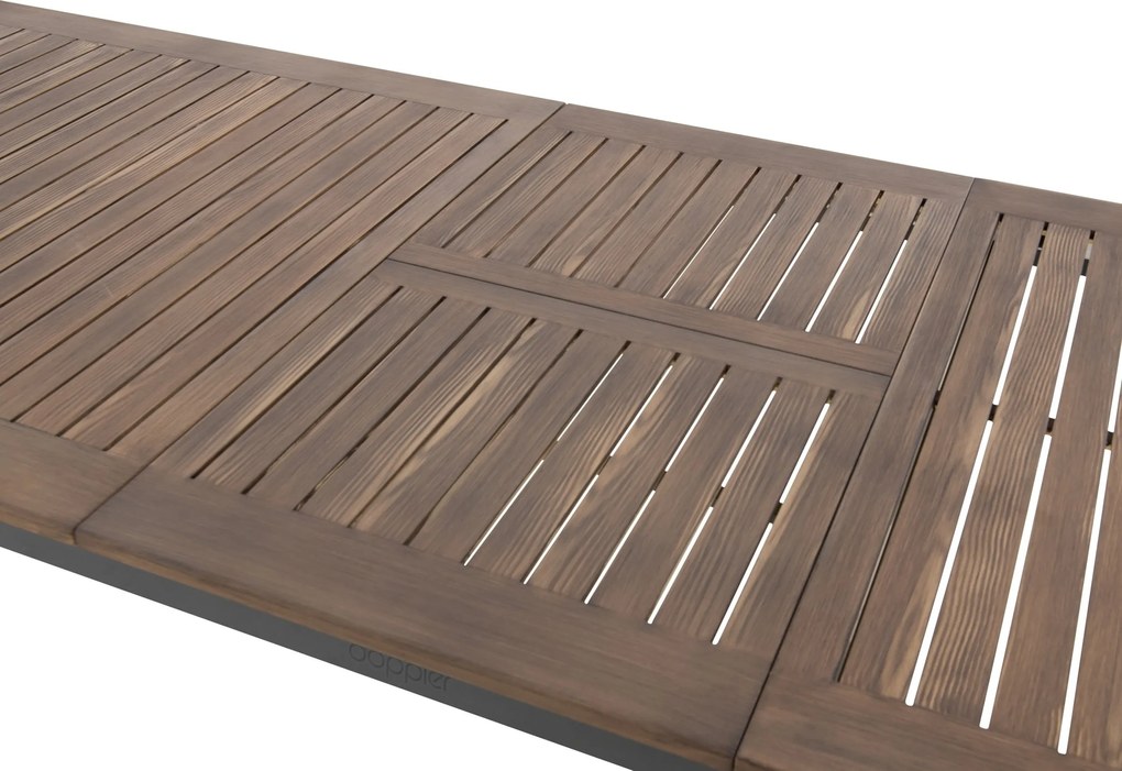 Doppler EXPERT WOOD Plus, fotele z regulacją i rozkładany stół, 6+1