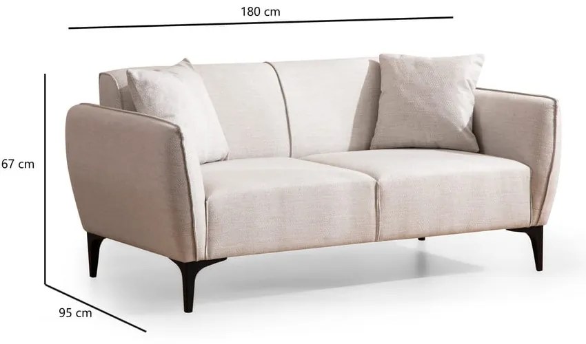 Biała sofa Belissimo – Balcab Home