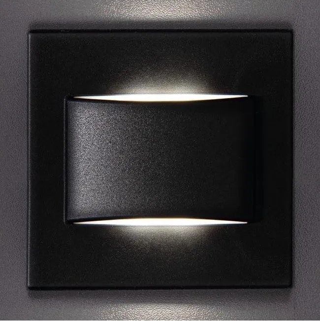 Kanlux 33336 - Oprawa schodowa LED ERINUS LED/1,5W/12V 3000K czarna