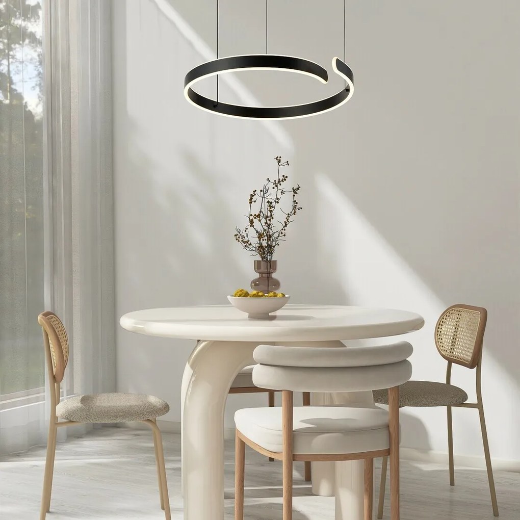 Rabalux 72114 wiszący żyrandol LED Silnora 35W, czarny