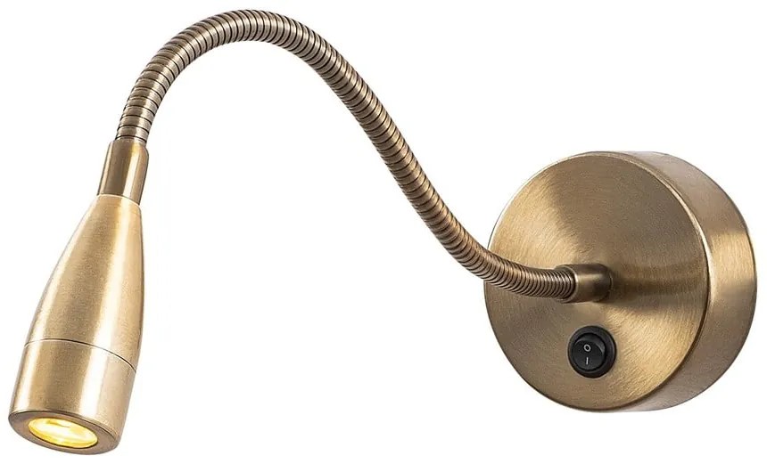 Kinkiet LED w kolorze złota Reading – Opviq lights