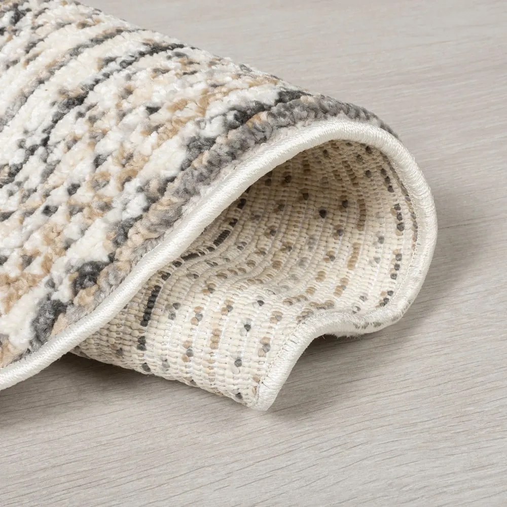Beżowy okrągły dywan 160x160 cm Camino – Flair Rugs
