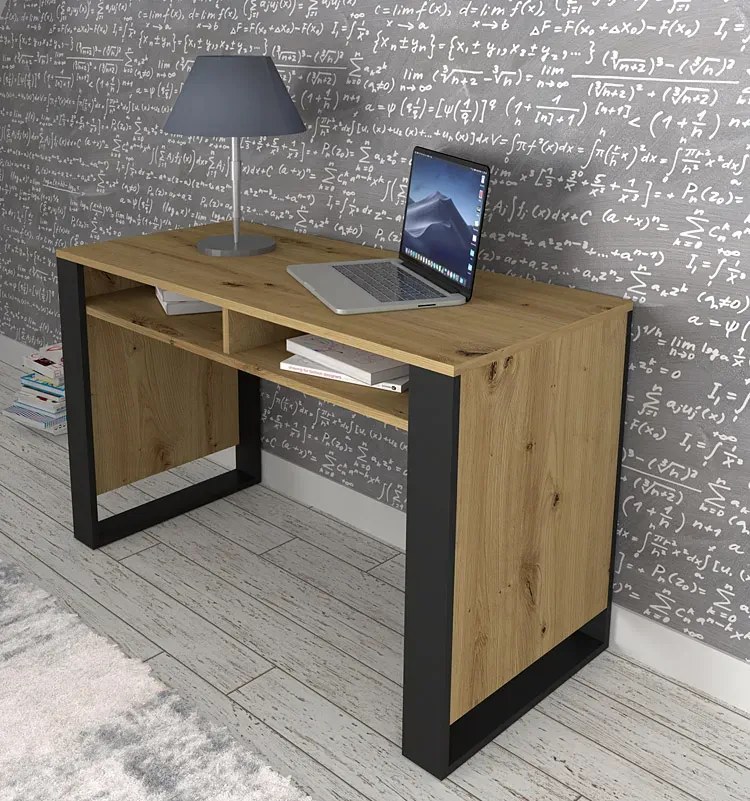 Biurko Proste Pod Komputer Dąb Artisan N6-T73