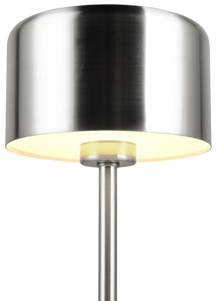 Lampa stołowa LED w kolorze srebra ze ściemniaczem (wys. 30 cm) Jeff – Trio