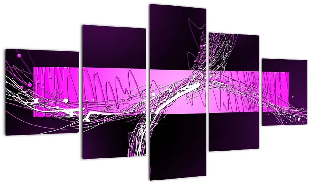 Abstrakcyjny obraz (125x70 cm)