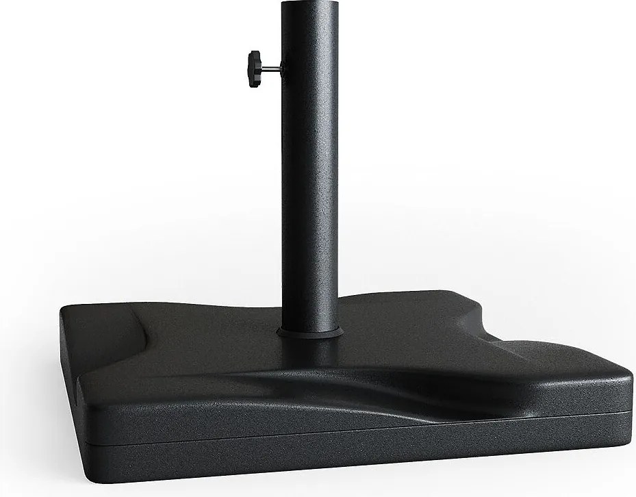 Stojak na parasol czarny 42x42x37