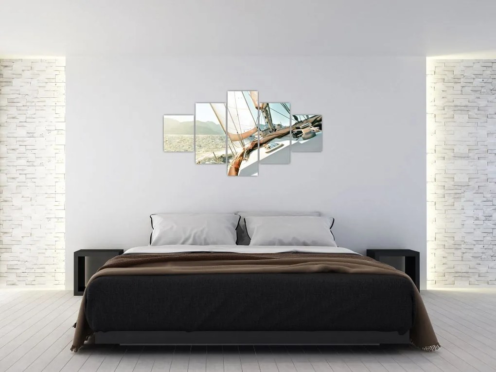 Obraz - Statek (125x70 cm)