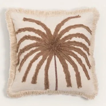 Kwadratowa Poduszka 45x45 Cm Z Bawełny Korumba Nature - Sklum