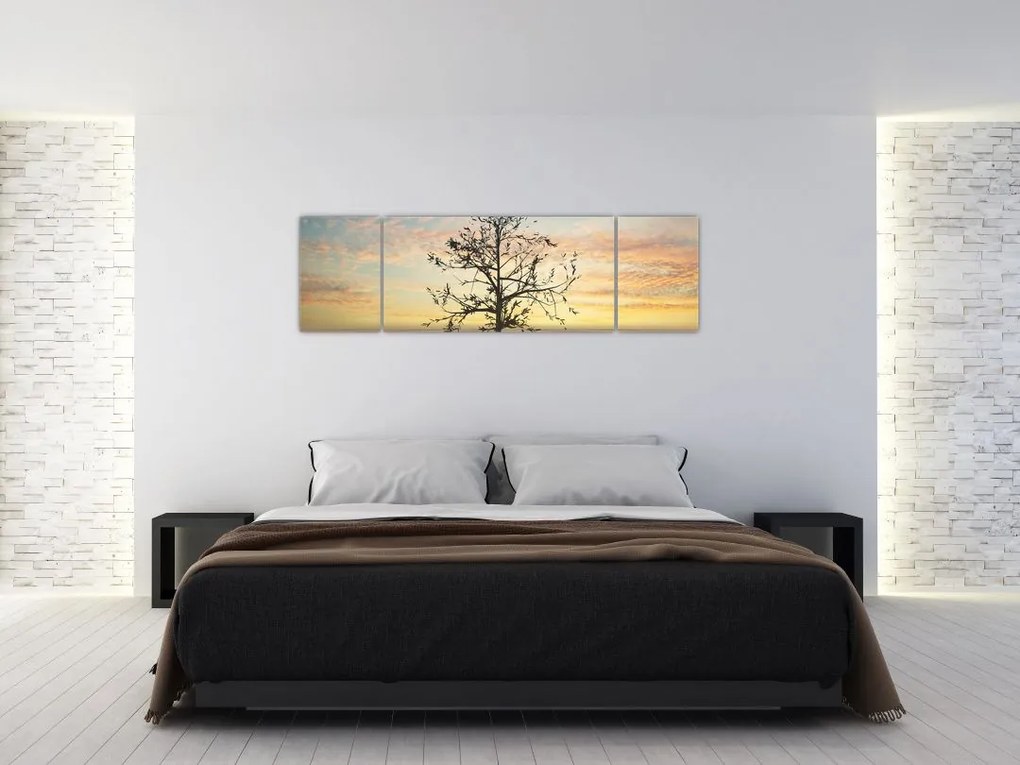 Obraz - Drzewo na pustyni (170x50 cm)