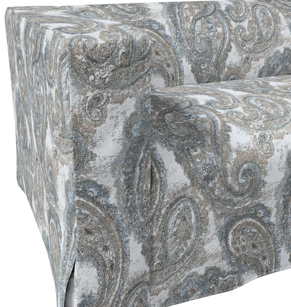 Pokrowiec na sofę Klippan 2-osobową długi z kontrafałdami