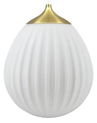 Abażur w biało-złotym kolorze ø 21 cm Around the World Mini – UMAGE