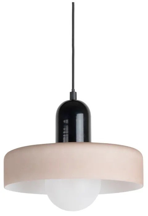 Szara lampa wisząca ø 25 cm Opaco Grato – Leitmotiv