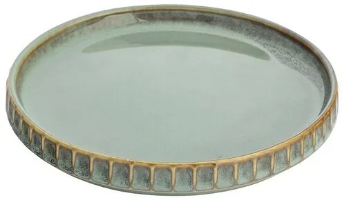 Altom Porcelanowy spodek Reactive Sage, 14 cm