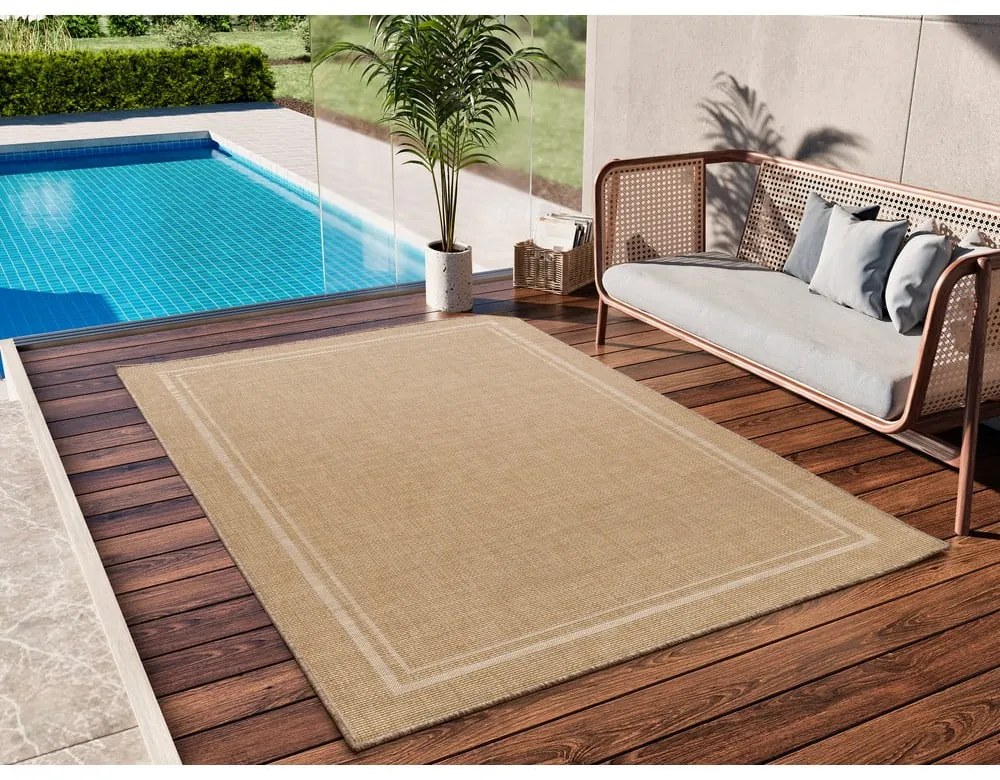 Beżowy dywan odpowiedni na zewnątrz 160x230 cm Guinea Beige – Universal