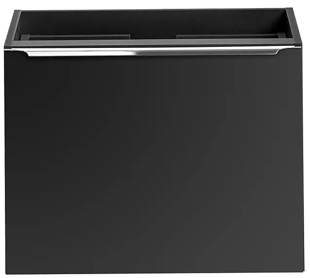 Czarna wisząca szafka pod umywalkę 60 cm G1-K25
