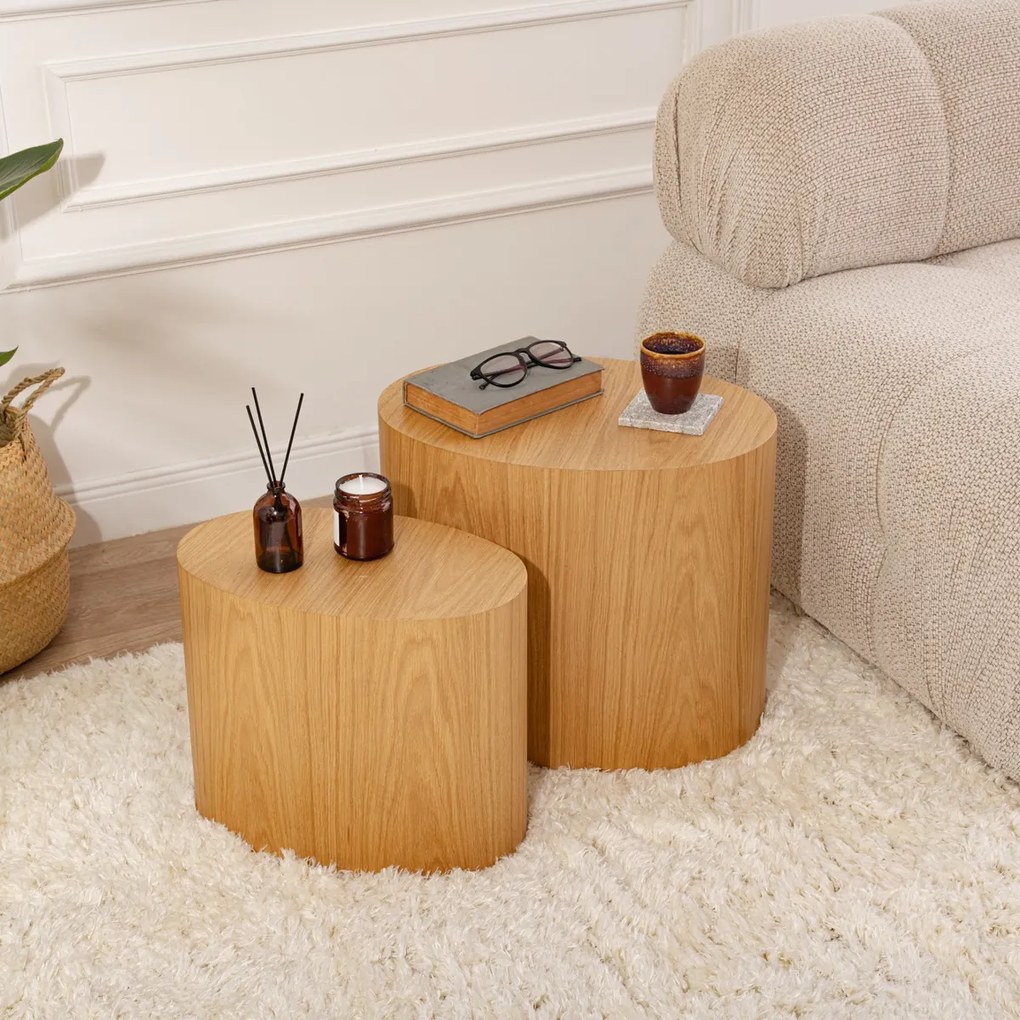 Stół składany Elipse Set Oak, 2 szt.
