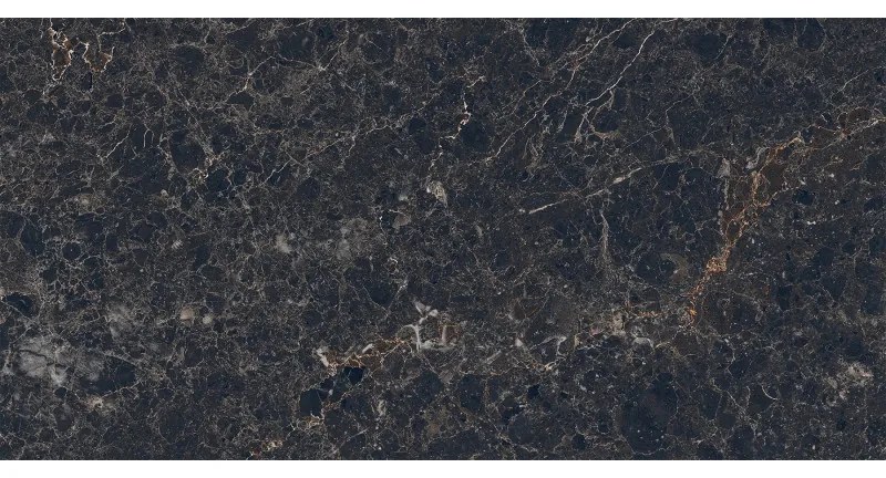 Mexen Slik Emperador Black gres szkliwiony rekt. G1, płytka podłogowo-ścienna 120 x 60 cm, wysoki połysk - TL207-120-060-01