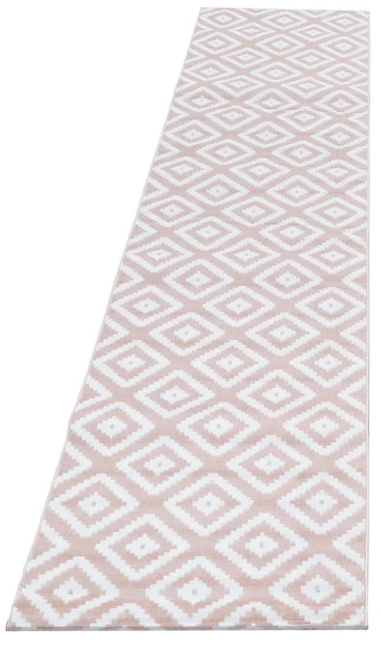 Jasnoróżowy chodnik 80x300 cm Plus – Ayyildiz Carpets