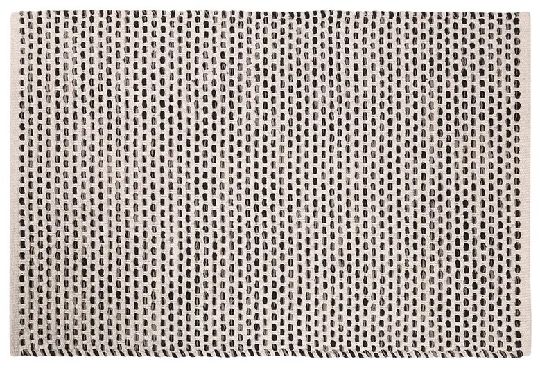 Dywanik Jaisalmer, 60 x 150 cm, czarno-biały