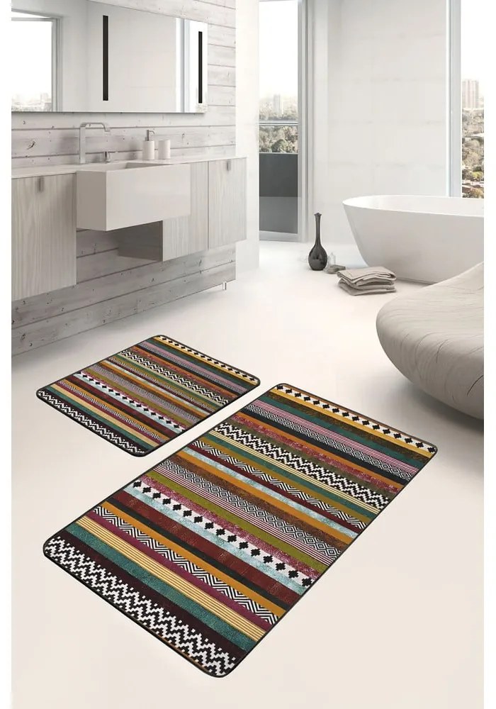 Dywaniki łazienkowe zestaw 2 szt. 60x100 cm – Mila Home