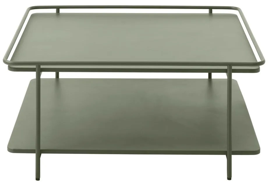 Zielony metalowy stolik 75x75 cm Yuba – Unique Furniture