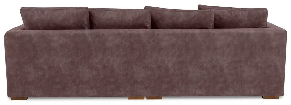 Ciemnobrązowa sofa 266 cm Comfy – Scandic