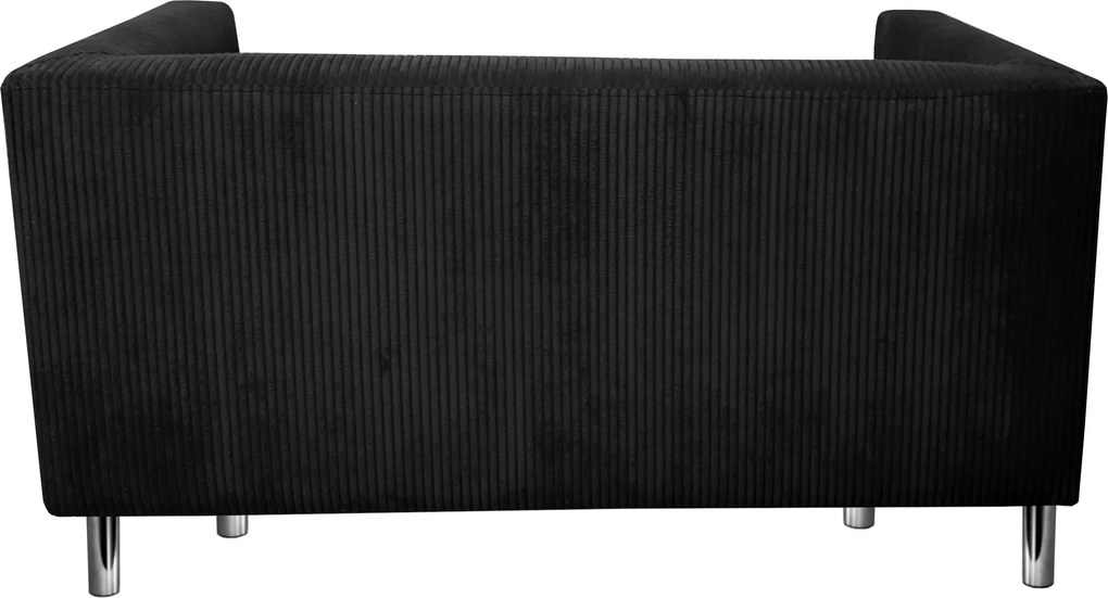 Sofa Monaco : Kolor nogi - Chrom, Kolor tkaniny - Kronos7/Poso135, Typ tkaniny - Kronos/Poso, Wysokość nogi - 15 cm