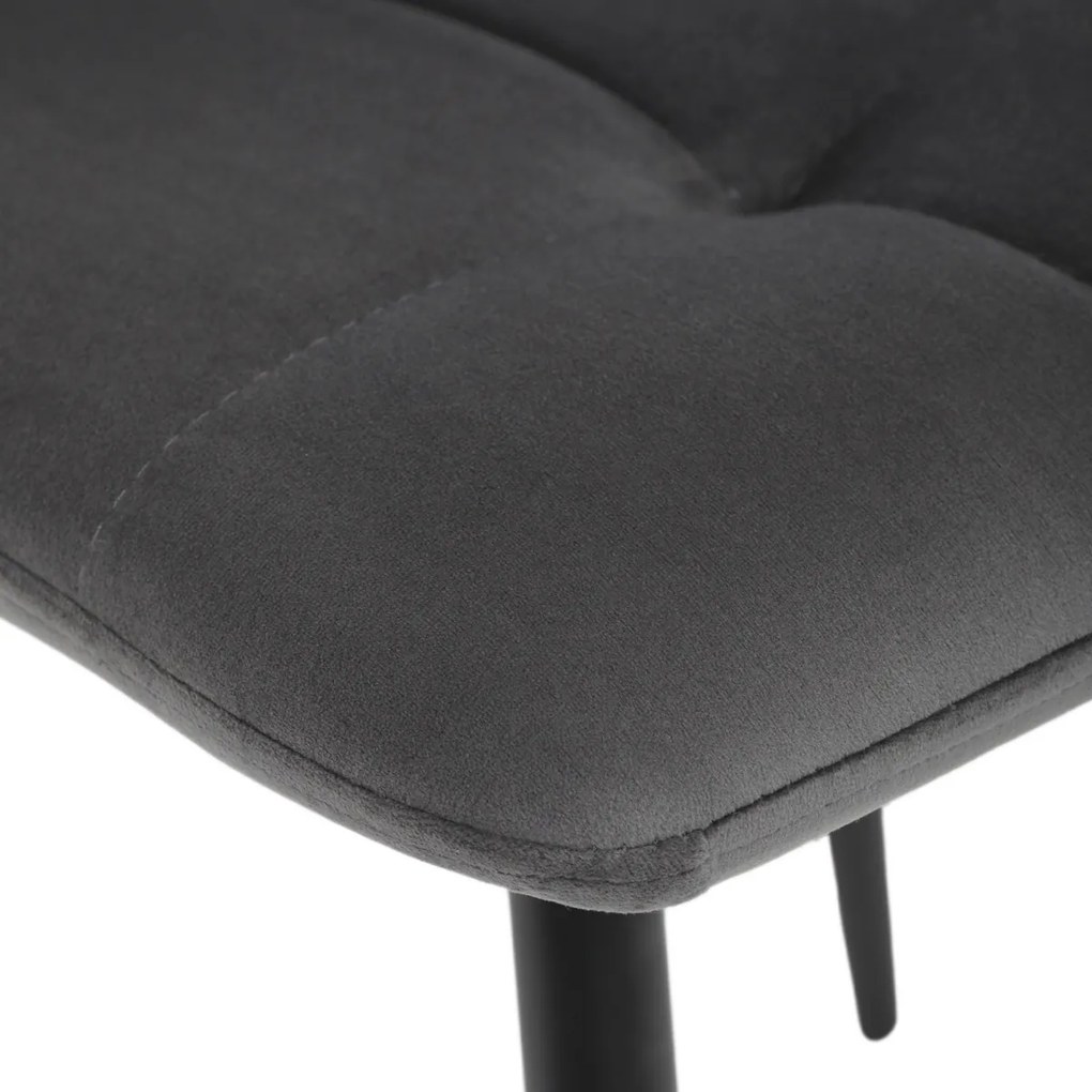 Zestaw krzeseł do jadalni CT-281 GREY4, 4 szt.