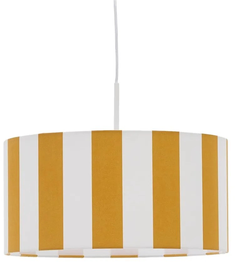 Żółty/biały klosz do lampy dziecięcej ø 40 cm Ciral – Kave Home