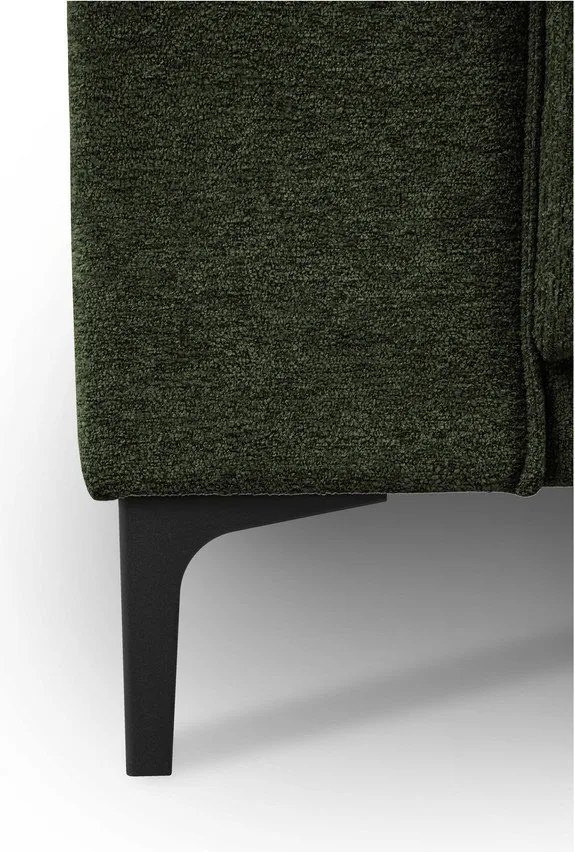 Zielona sofa z tkaniny szenilowej 224 cm Copenhagen – Scandic