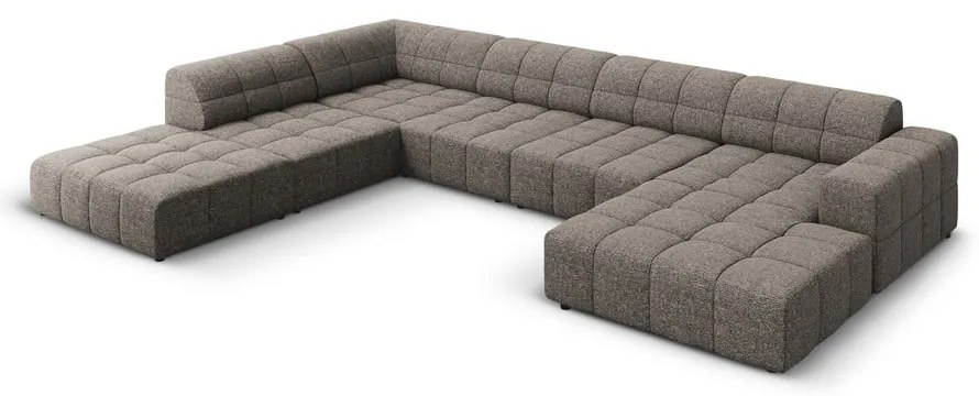 Ciemnoszary narożnik (lewostronny/w kształcie litery U) Chicago – Cosmopolitan Design