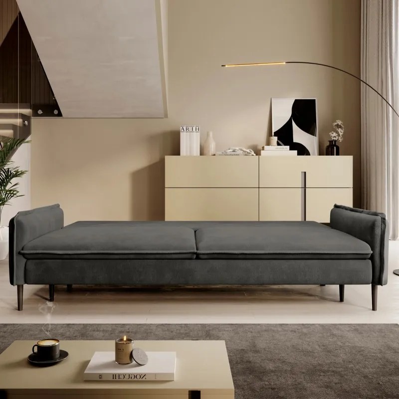 Sofa kanapa GLOSSY z funkcją spania i pojemnikiem WERSAL