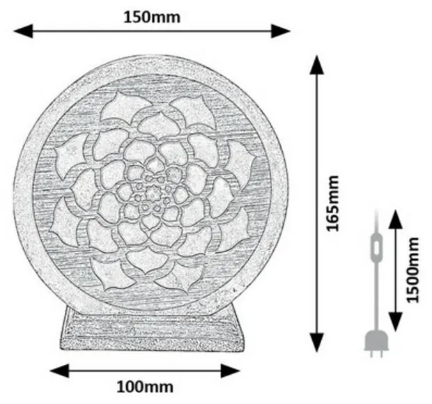 Rabalux 76031 lampa solna Mandali