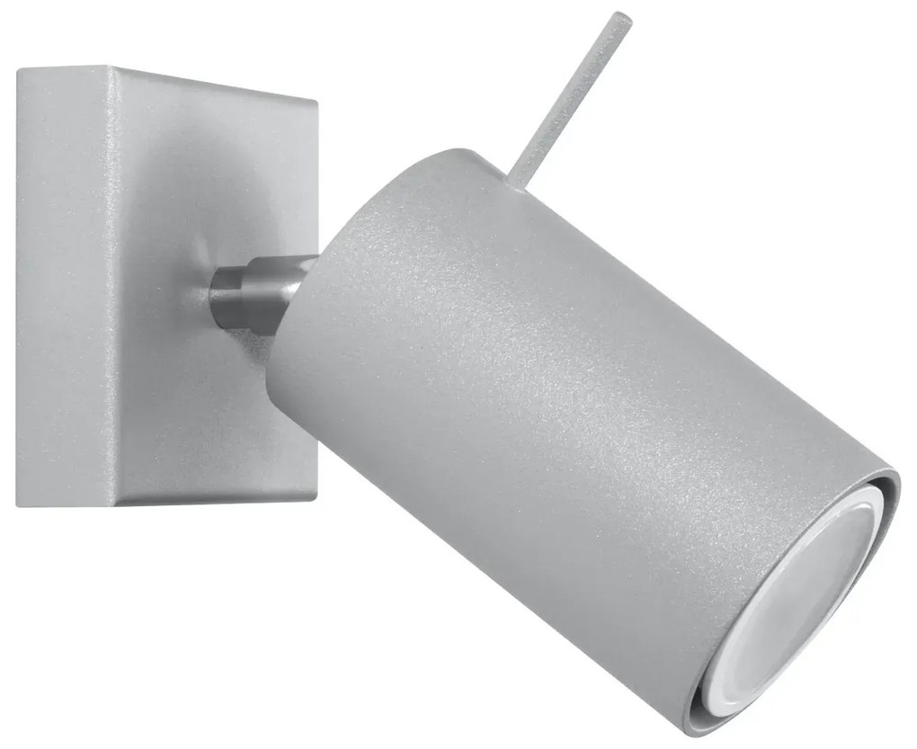 Kinkiet RING 1 szary SOLLUX LIGHTING