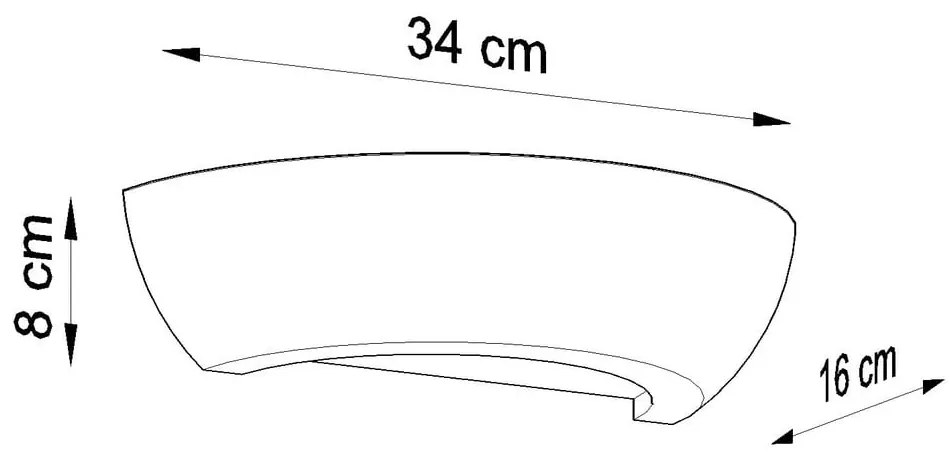 Kinkiet ceramiczny Sollux Arto