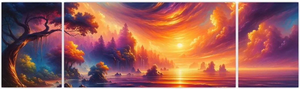 Obraz - Magiczny świat (170x50 cm)