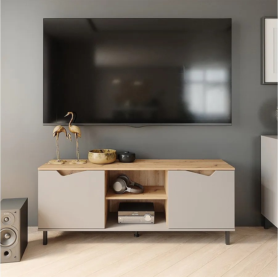 Lowboard greige/artisan 150x38x60 marelle