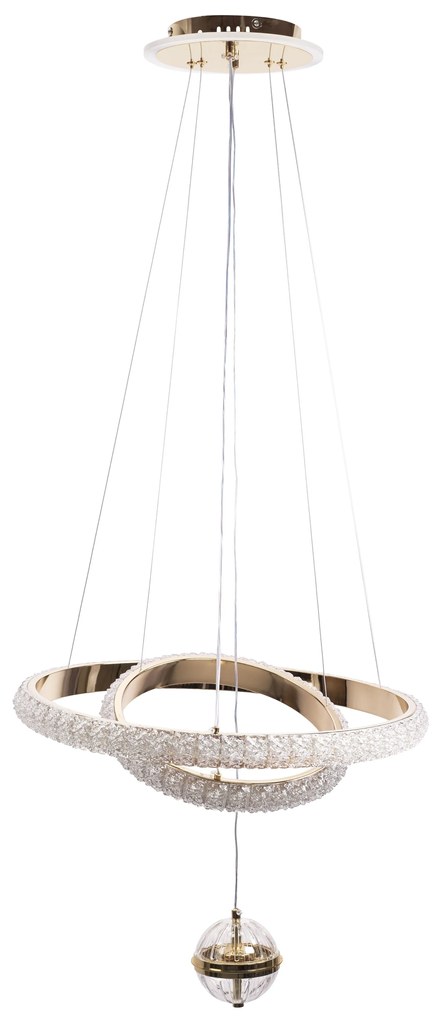 LAMPA SUFITOWA WISZĄCA G143-CP 50cm Złota