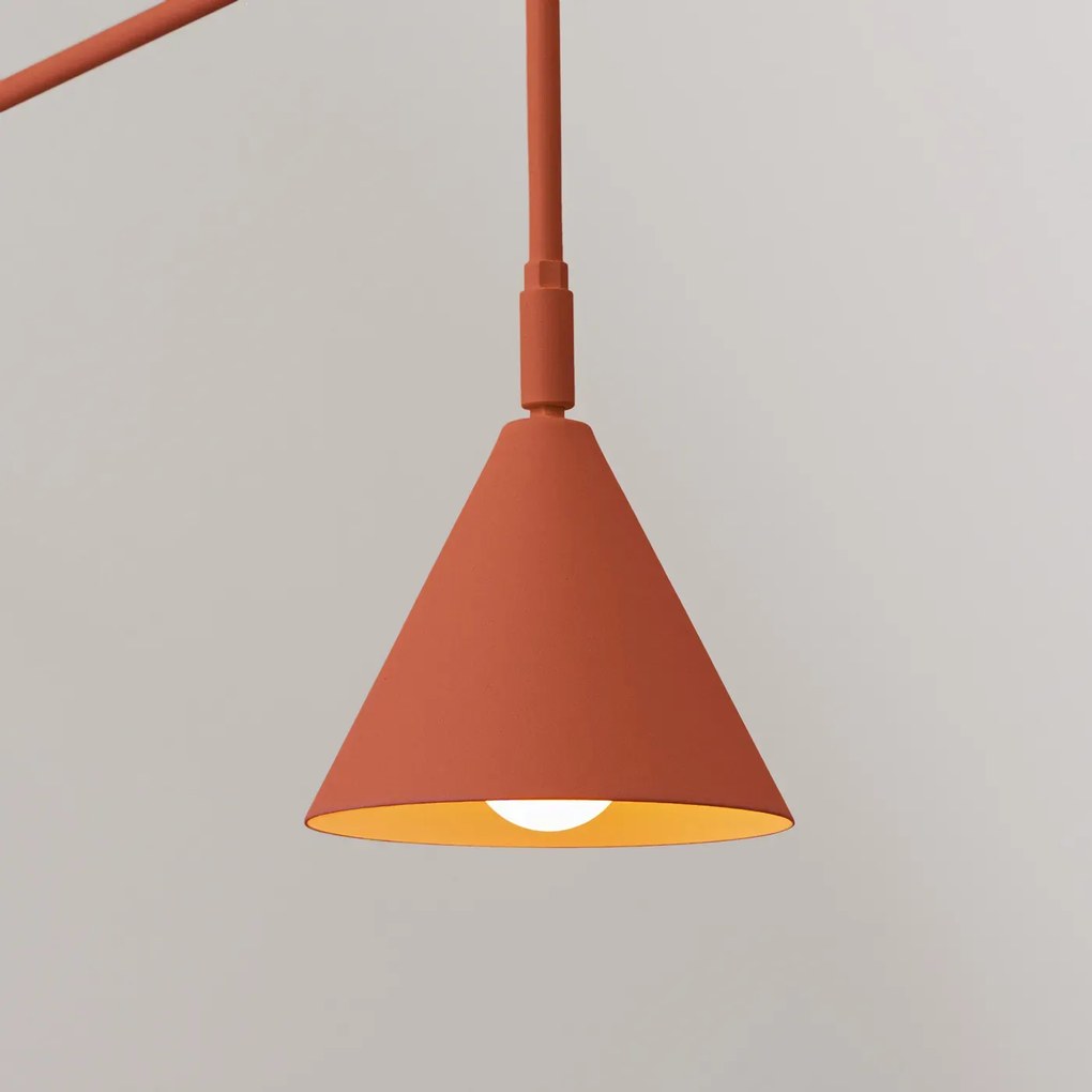 Kinkiet NOX ochra czerwona SOLLUX  LIGHTING