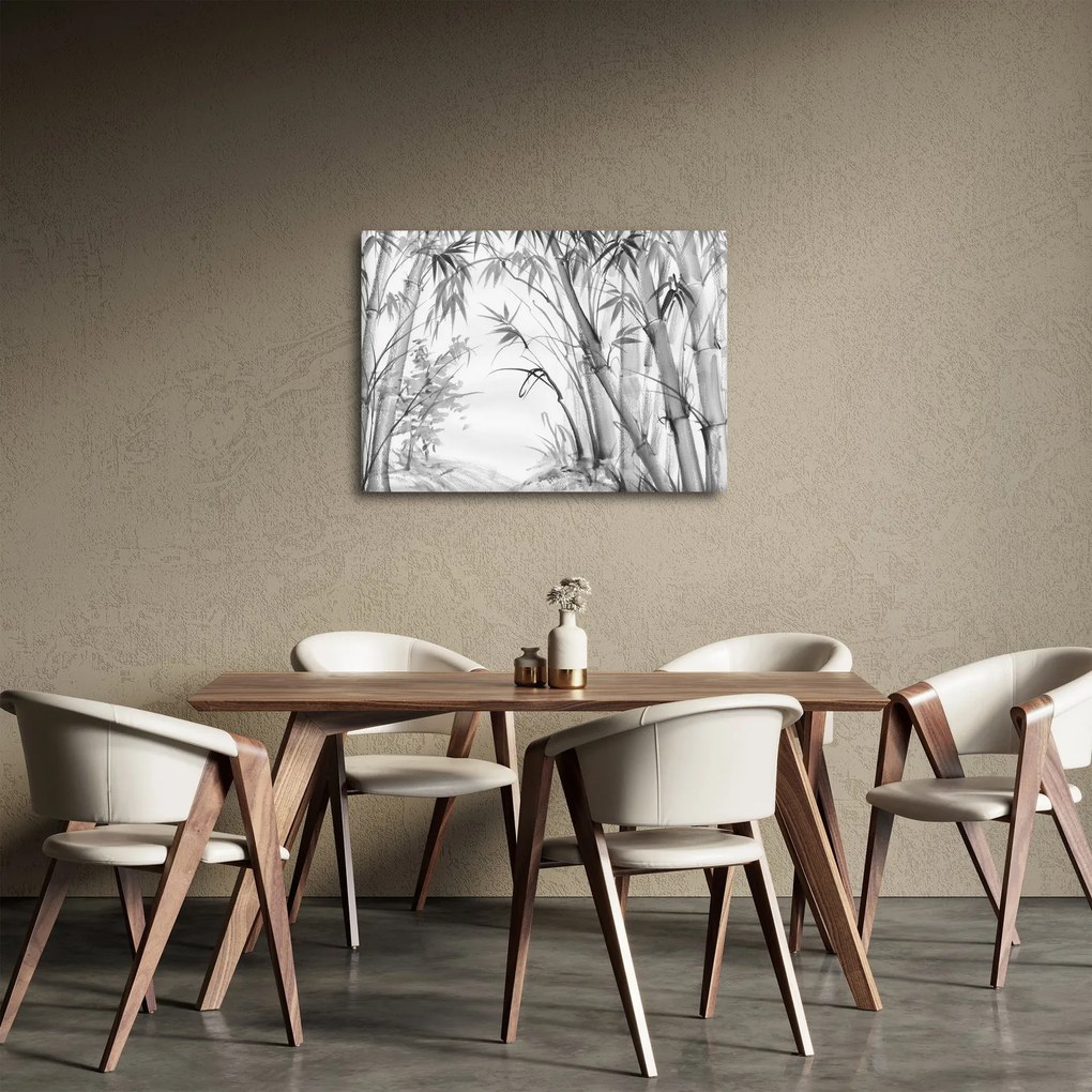 Obraz - Las bambusowy (70x50 cm)