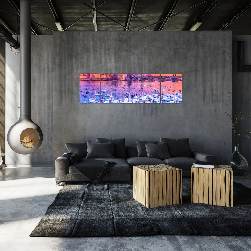 Obraz - Praga (170x50 cm)