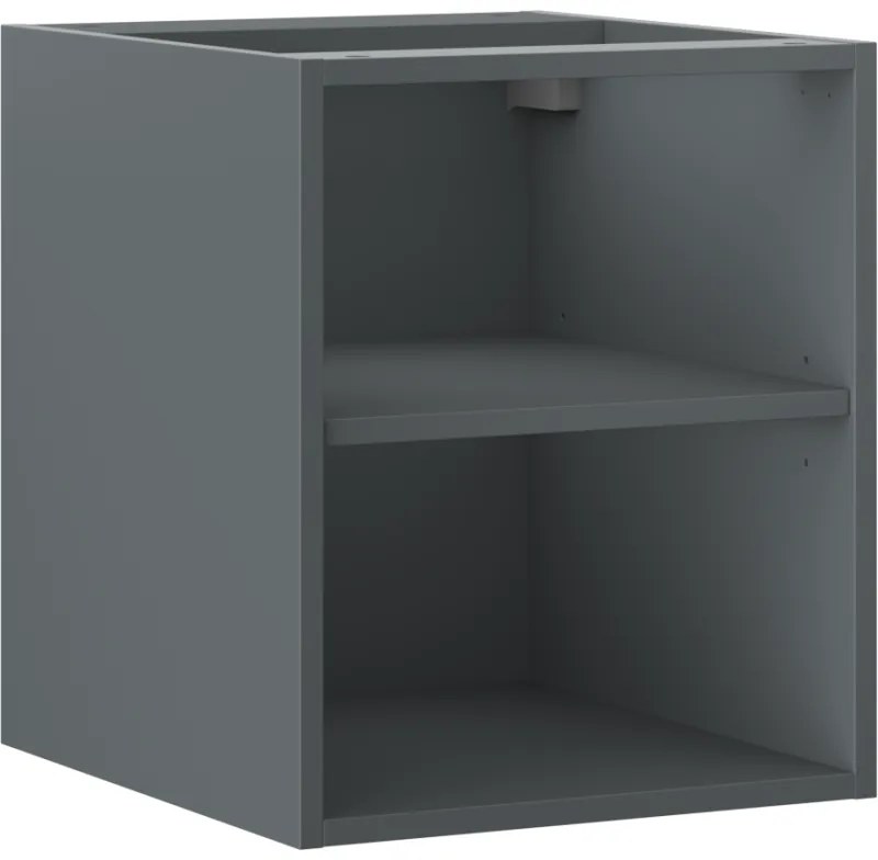 Mexen Box-A szafka otwarta z półką 40 cm, grafit mat - 91AX2-0400-470-0-66