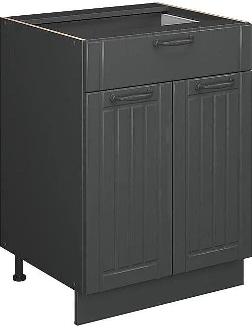 Szafka dolna do kuchni ciemnoszary 60x60x82 fame-line