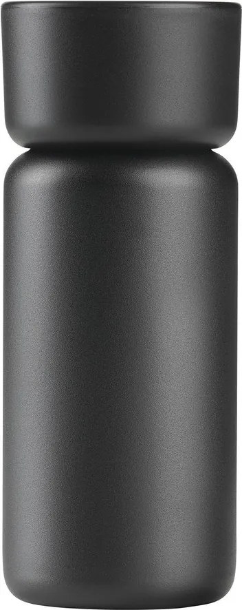 Czarny kubek termiczny ze stali nierdzewnej 400 ml Singles – Zone