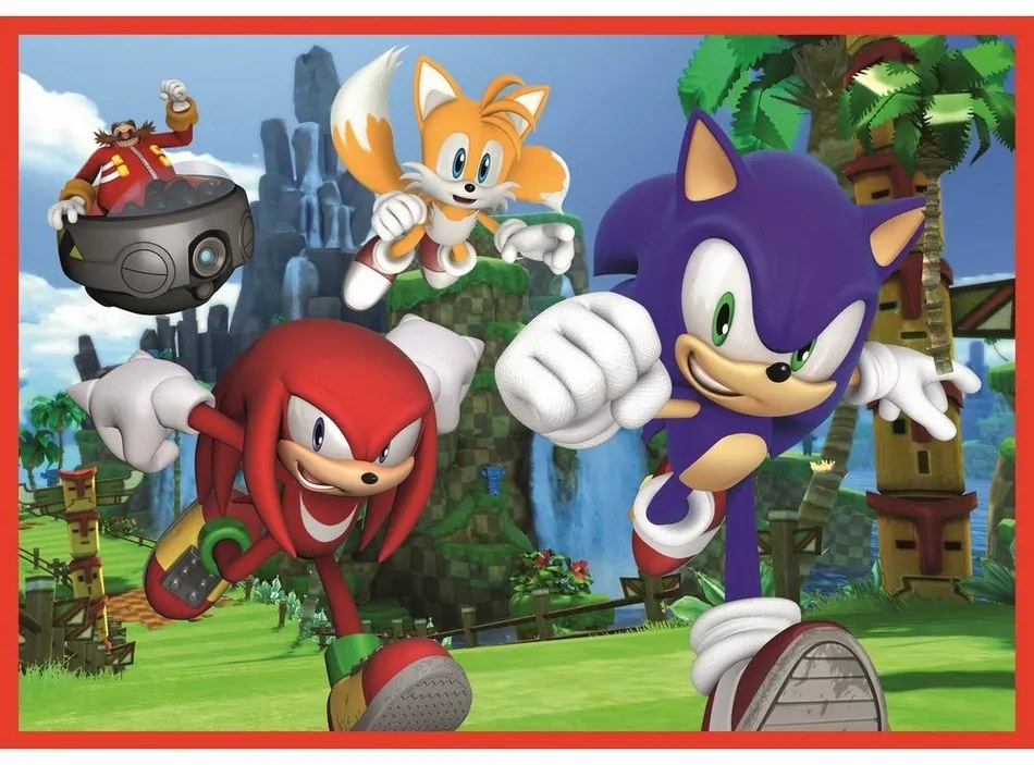 Trefl Puzzle Sonic Przygody, 4w1(35, 48, 54, 70 elem.)