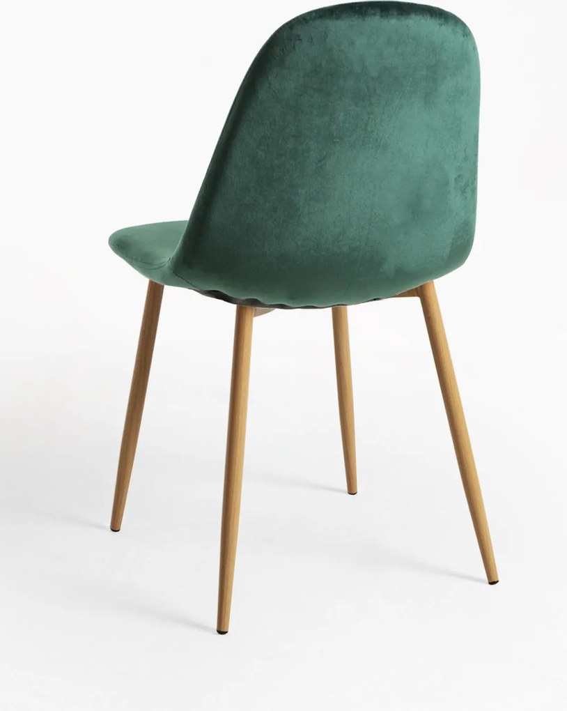 Zestaw 4 Krzese Teok Aksamitne