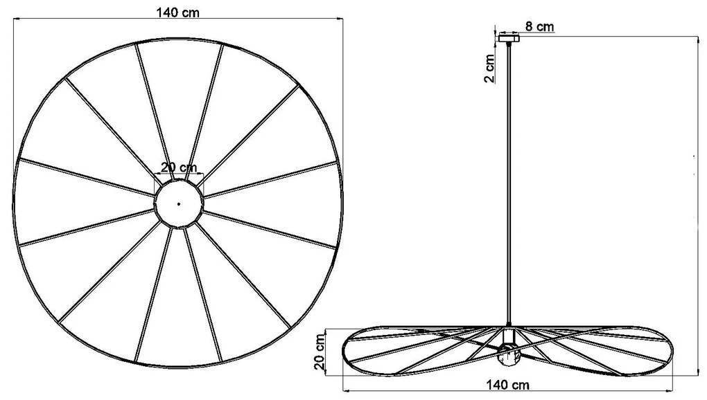 Czarna industrialna lampa wisząca druciana 140 cm - EX601-Adana