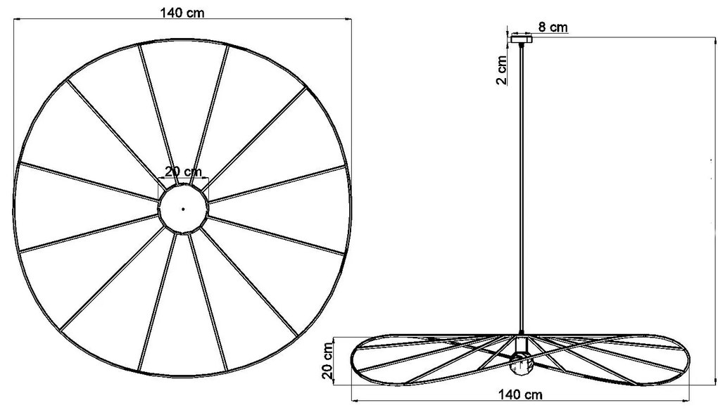 Czarna industrialna lampa wisząca druciana 140 cm Z9-G36