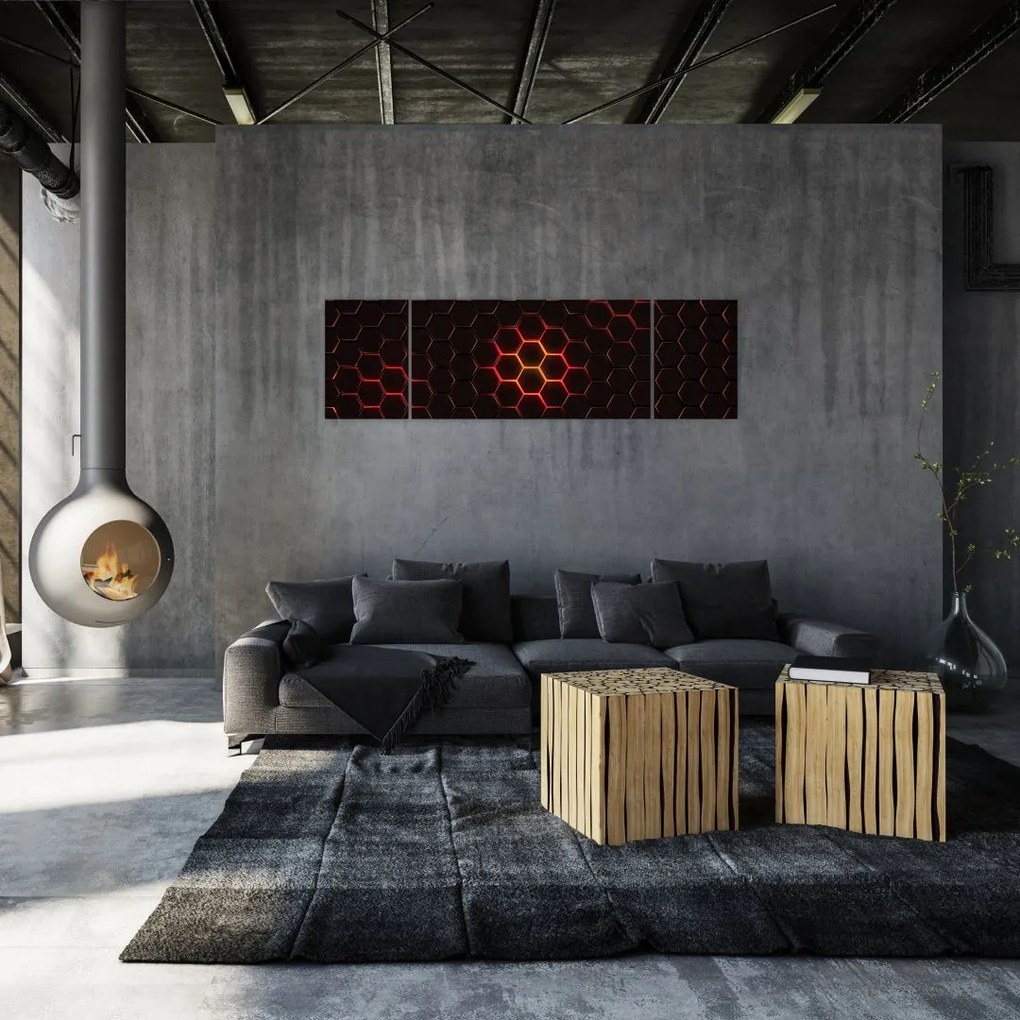 Obraz siatki (170x50 cm)