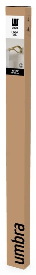 Stalowy regulowany karnisz 107 - 305 cm Loop – Umbra